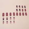 12 Sizes-24 Pcs Press On Nails W1824