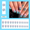 12 Sizes-24 Pcs Press On Nails W902
