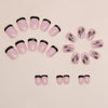 12 Sizes-24 Pcs Press On Nails W1345