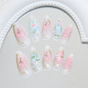 12 Sizes-24 Pcs Press On Nails Z1128