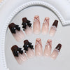 12 Sizes-24 Pcs Press On Nails Z1140