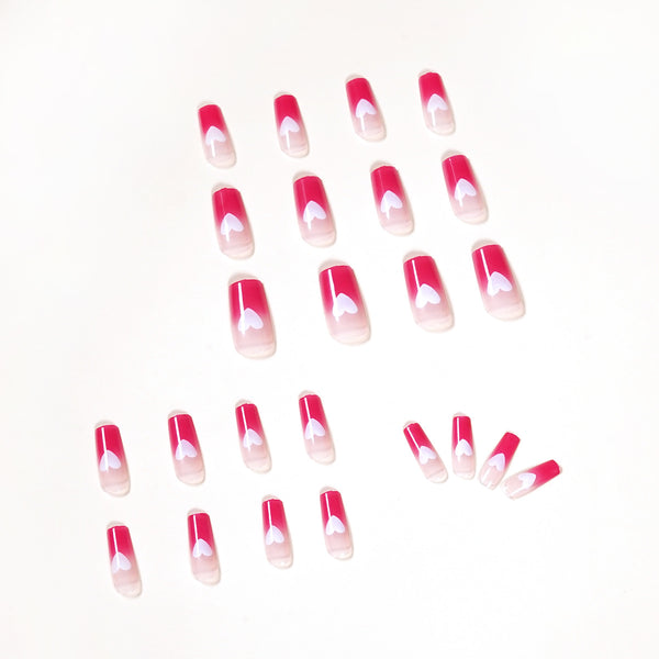12 Sizes-24 Pcs Press On Nails JP1131