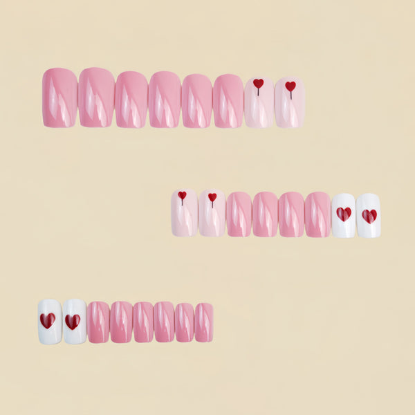 12 Sizes-24 Pcs Press On Nails Y1626