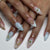 12 Sizes-24 Pcs Press On Nails JP3720
