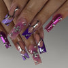 12 Sizes-24 Pcs Press On Nails JP3486