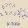 12 Sizes-24 Pcs Press On Nails Y1399