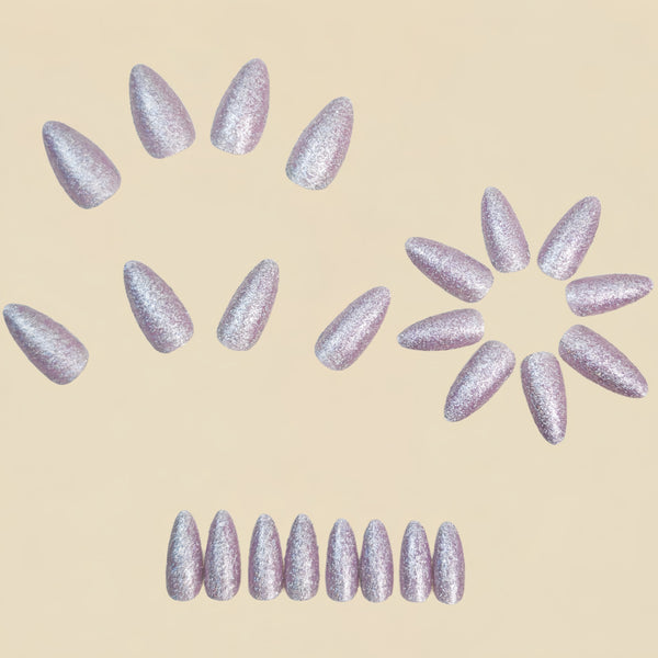 12 Sizes-24 Pcs Press On Nails Y1399