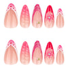 12 Sizes-24 Pcs Press On Nails JP4274