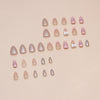 12 Sizes-24 Pcs Press On Nails Z862