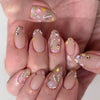 12 Sizes-24 Pcs Press On Nails W1935