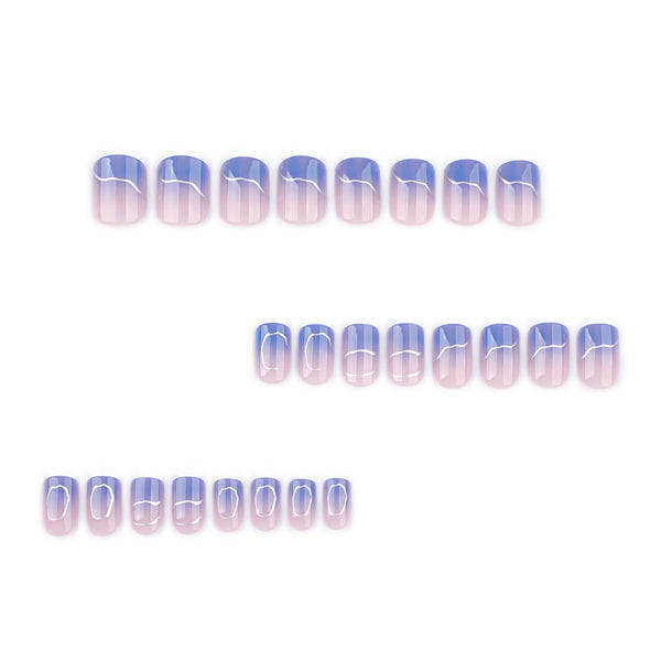 12 Sizes-24 Pcs Press On Nails JP3819