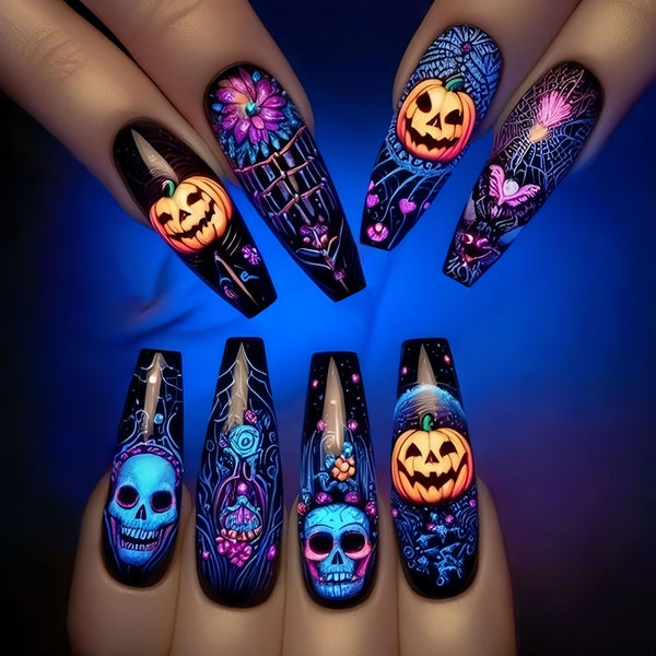 12 Sizes-24 Pcs Press On Nails Y1029