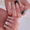 12 Sizes-24 Pcs Press On Nails W129