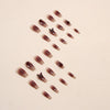 12 Sizes-24 Pcs Press On Nails Z605