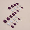 12 Sizes-24 Pcs Press On Nails W1335