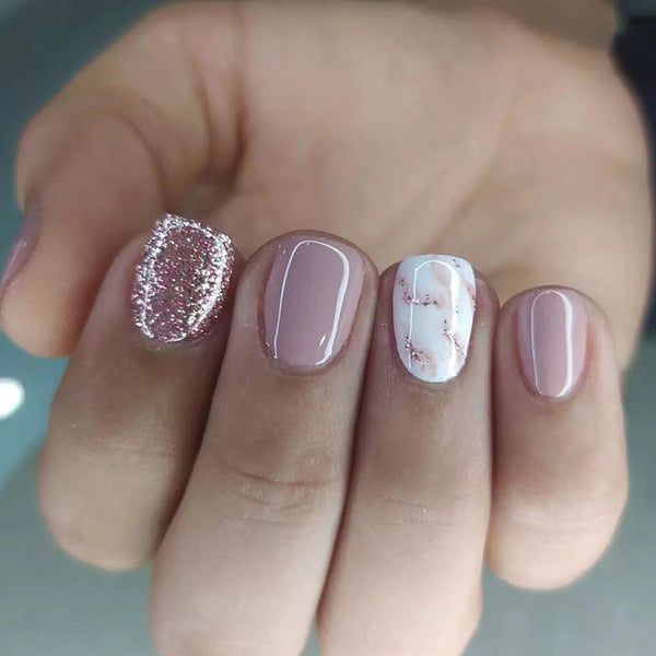 Pink Short Press on Nails