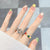 12 Sizes-24 Pcs Press On Nails R631