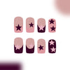 12 Sizes-24 Pcs Press On Nails C758