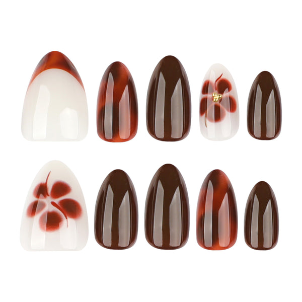 12 Sizes-24 Pcs Press On Nails JP4039