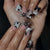 12 Sizes-24 Pcs Press On Nails JP3651
