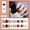 12 Sizes-24 Pcs Press On Nails R121