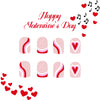 12 Sizes-24 Pcs Press On Nails C783
