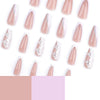 12 Sizes-24 Pcs Press On Nails JP3686