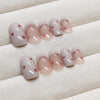 12 Sizes-24 Pcs Press On Nails R876