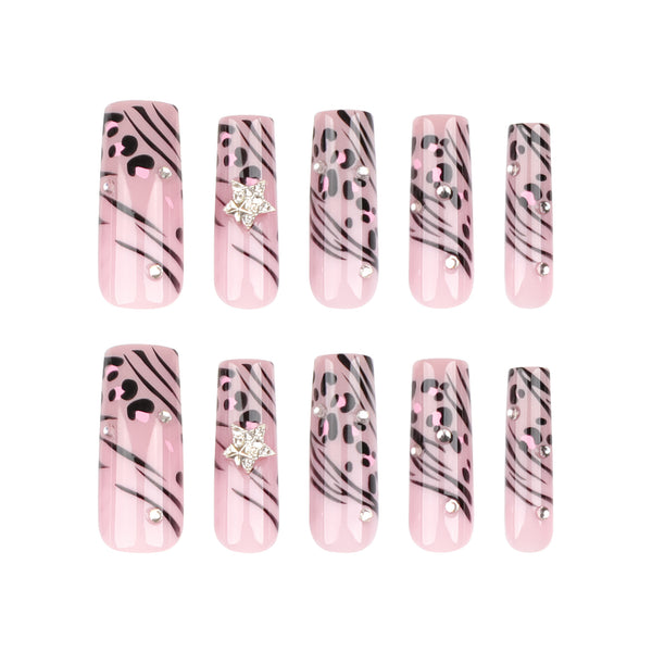 12 Sizes-24 Pcs Press On Nails JP3508