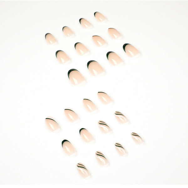 12 Sizes-24 Pcs Press On Nails JP1521