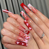 12 Sizes-24 Pcs Press On Nails JP3054