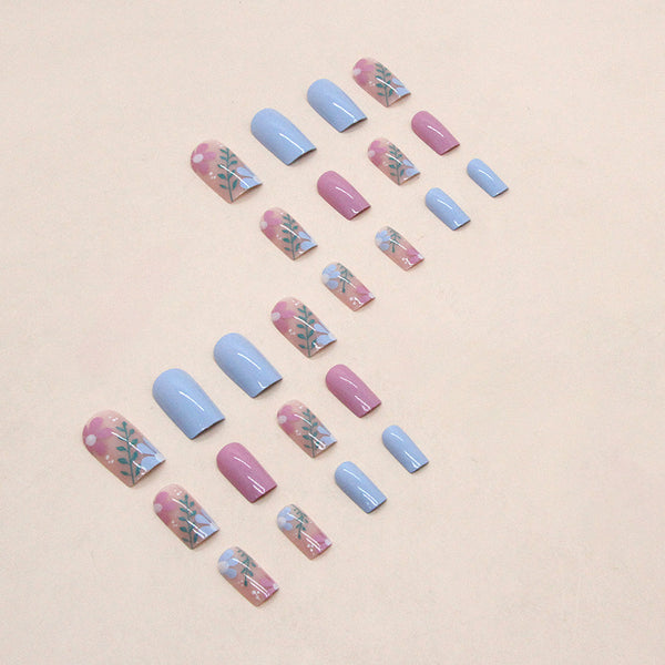 12 Sizes-24 Pcs Press On Nails W819