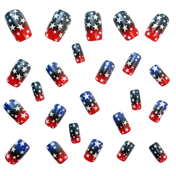 12 Sizes-24 Pcs Press On Nails Y642