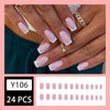 12 Sizes-24 Pcs Press On Nails Y106