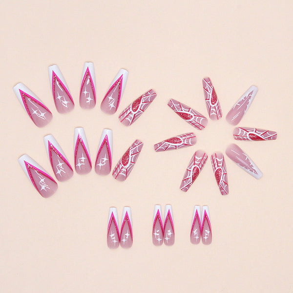 12 Sizes-24 Pcs Press On Nails W942