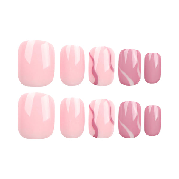 12 Sizes-24 Pcs Press On Nails JP2900