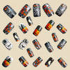 12 Sizes-24 Pcs Press On Nails Y1162