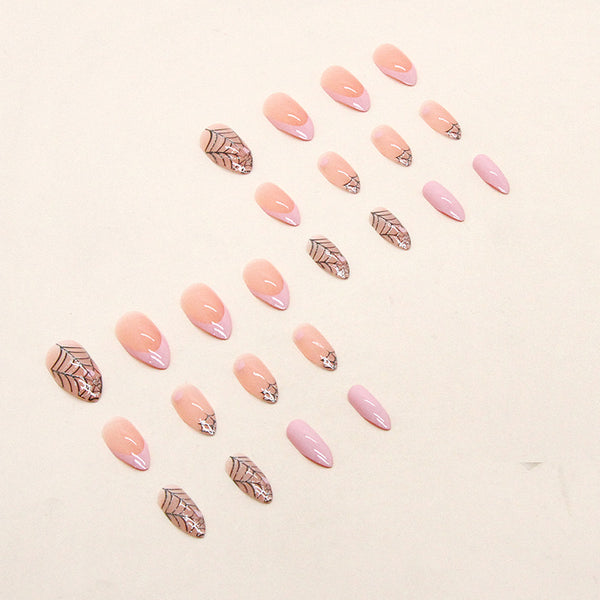12 Sizes-24 Pcs Press On Nails W289