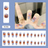 12 Sizes-24 Pcs Press On Nails R361