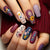 12 Sizes-24 Pcs Press On Nails W1809