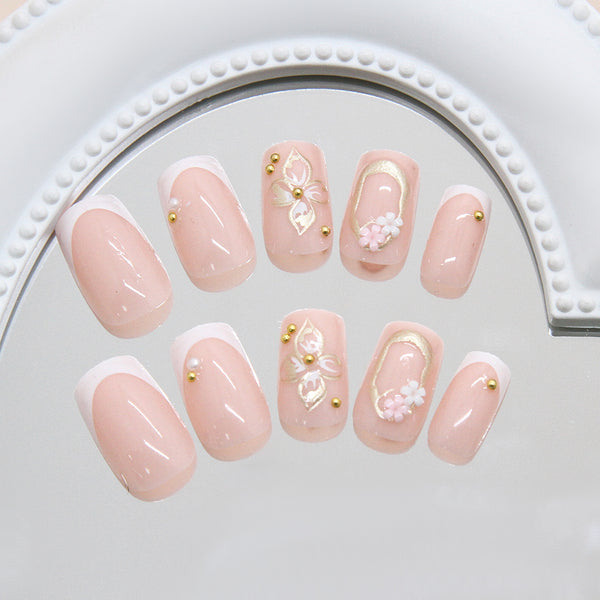 12 Sizes-24 Pcs Press On Nails Z1092