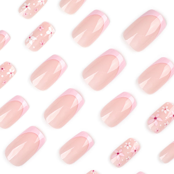12 Sizes-24 Pcs Press On Nails JP4388