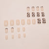 12 Sizes-24 Pcs Press On Nails W2193