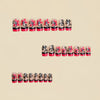 12 Sizes-24 Pcs Press On Nails Y1134