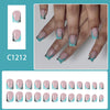 12 Sizes-24 Pcs Press On Nails C1212