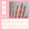 12 Sizes-24 Pcs Press On Nails W076