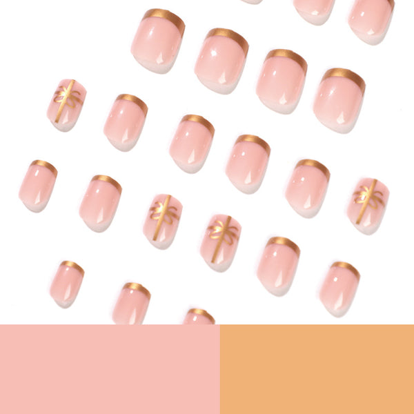 12 Sizes-24 Pcs Press On Nails JP1891