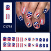 12 Sizes-24 Pcs Press On Nails C1754