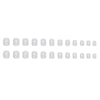 12 Sizes-24 Pcs Press On Nails W1179