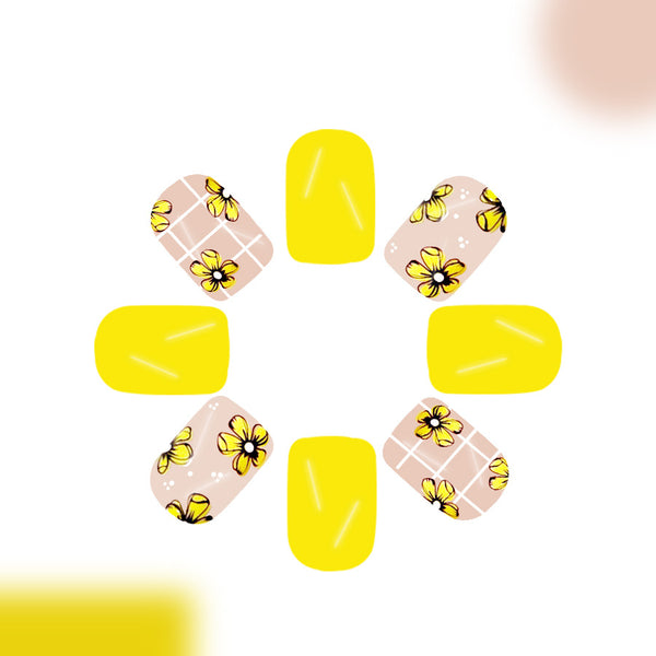12 Sizes-24 Pcs Press On Nails C909